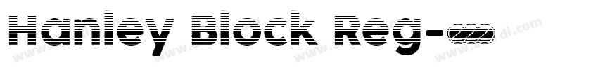 Hanley Block Reg字体转换